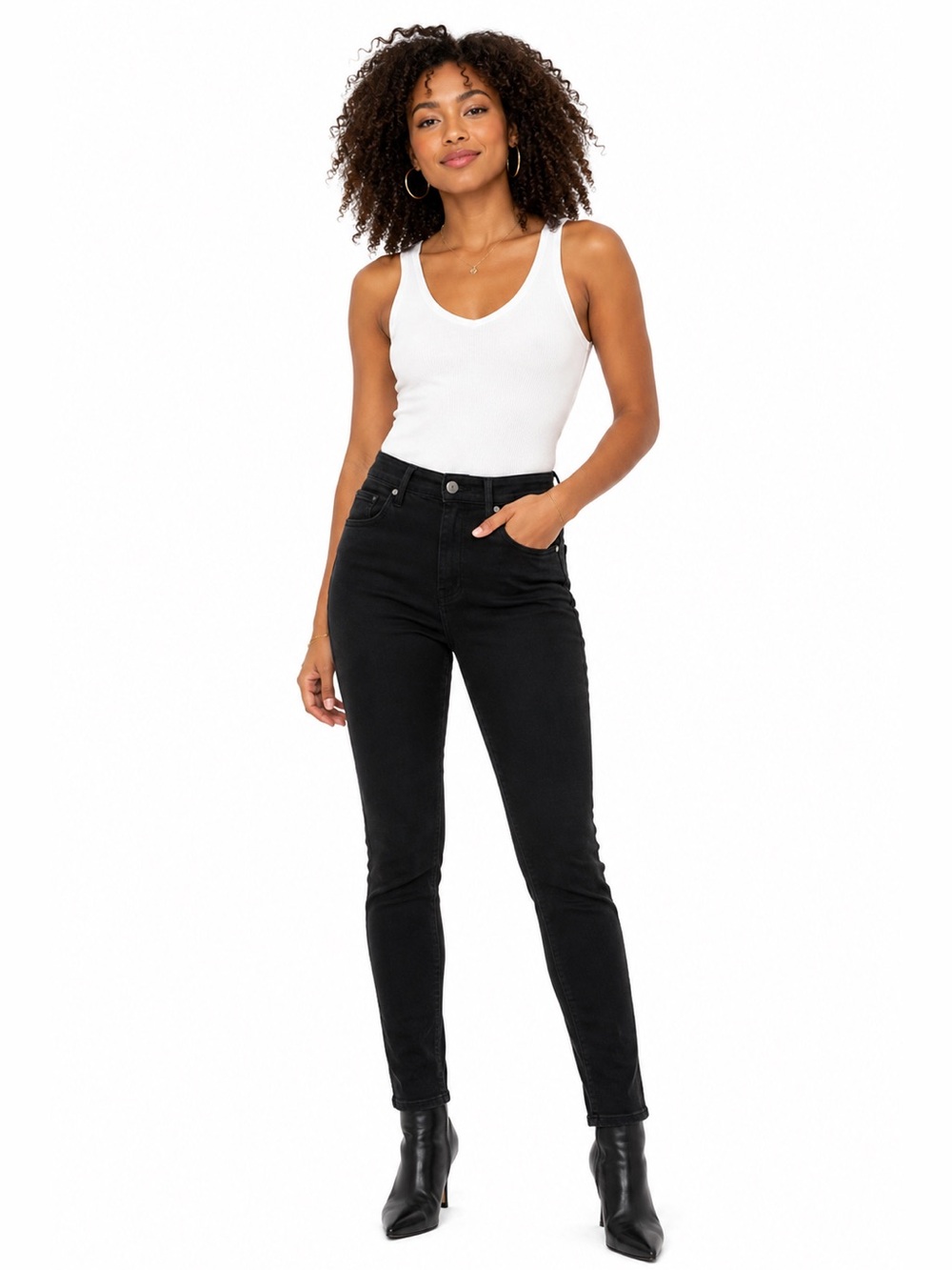 Acne Women’s Size 28 Jeans, High Rise, Black, Like New